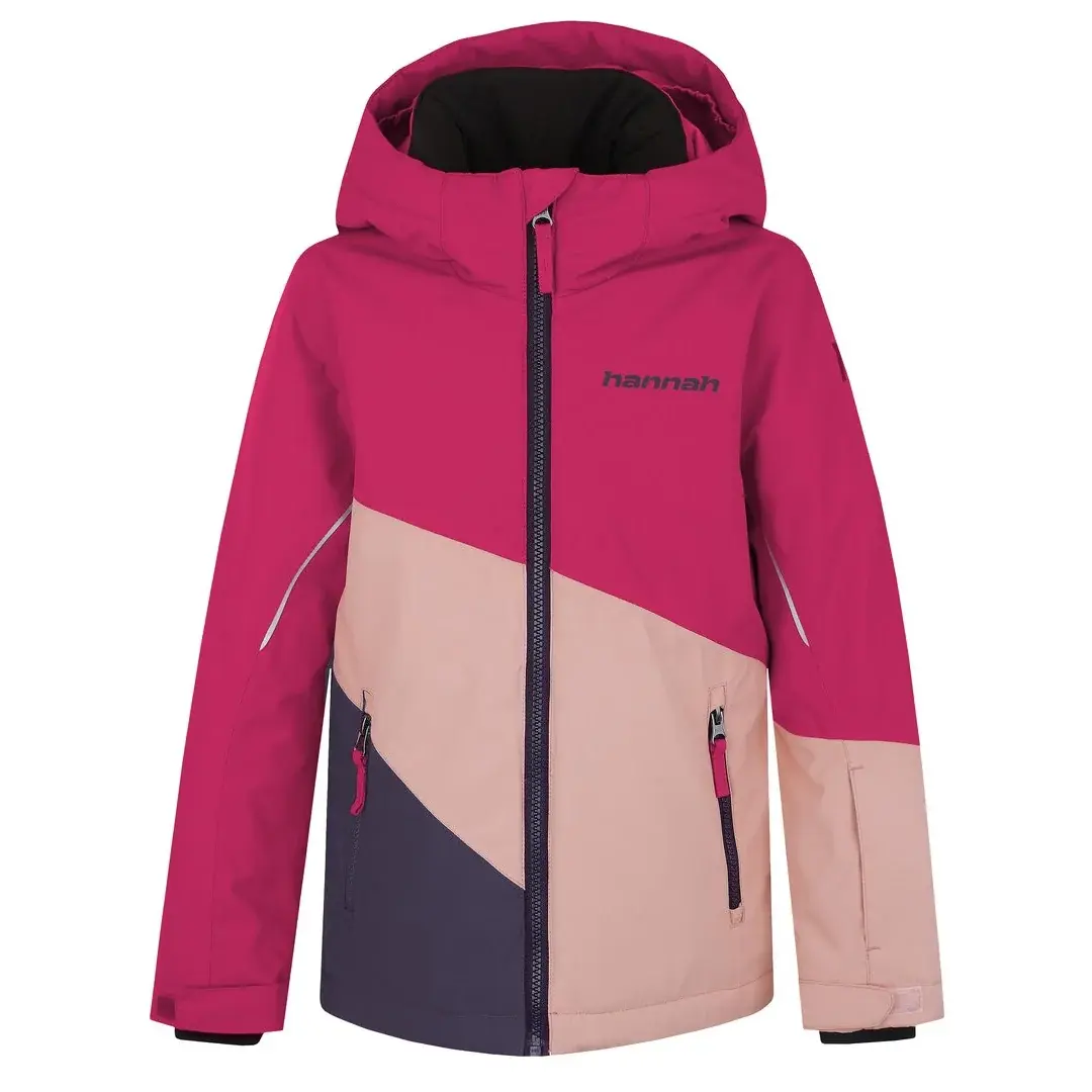 Dětská lyžařská bunda Hannah Kigali JR bright rose/mellow rose