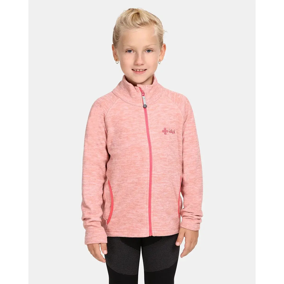 Kilpi Kinder-Fleecepullover Kilpi Alacante hellrosa