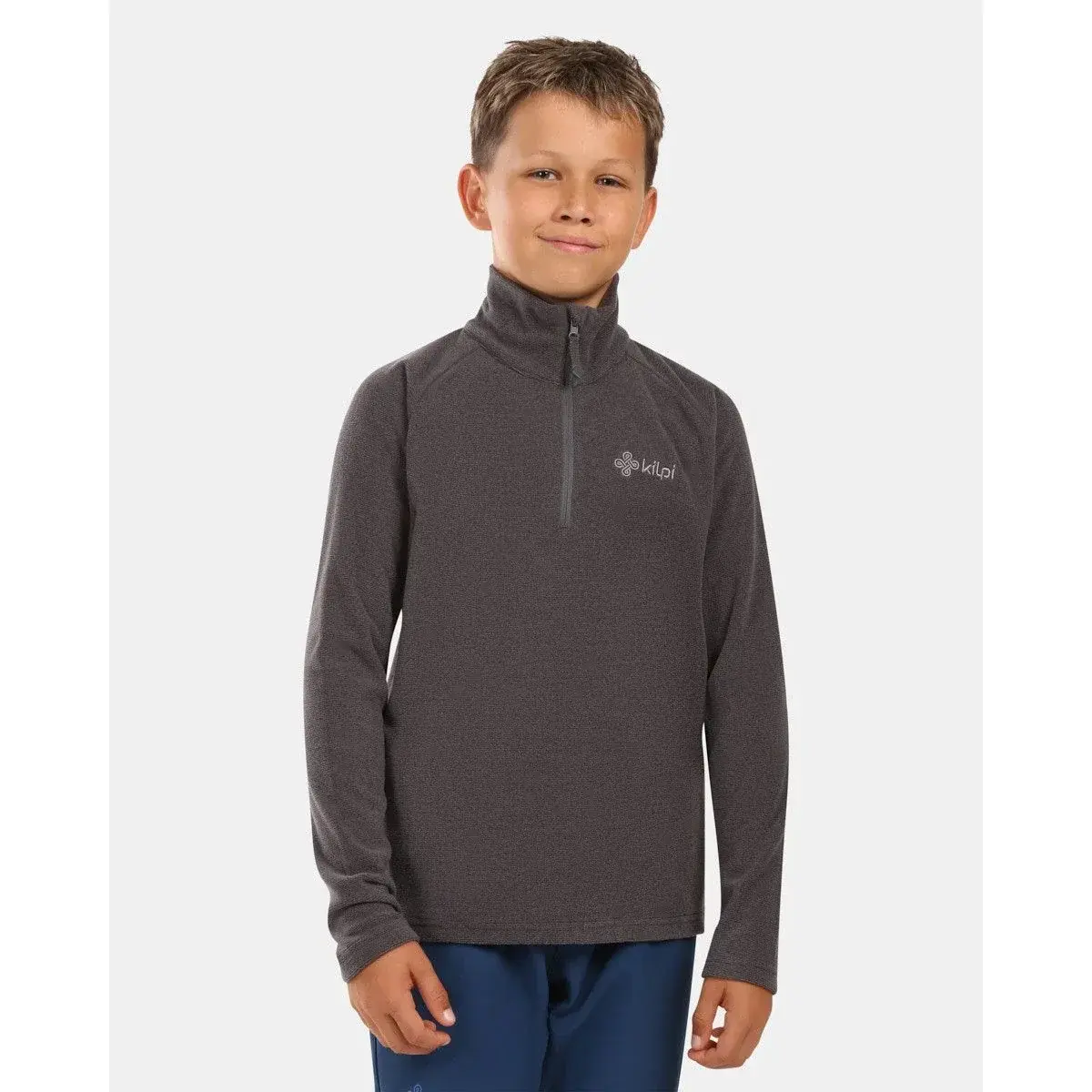 Kilpi Kinder-Fleecepullover Kilpi ALMERI-J dunkelgrau