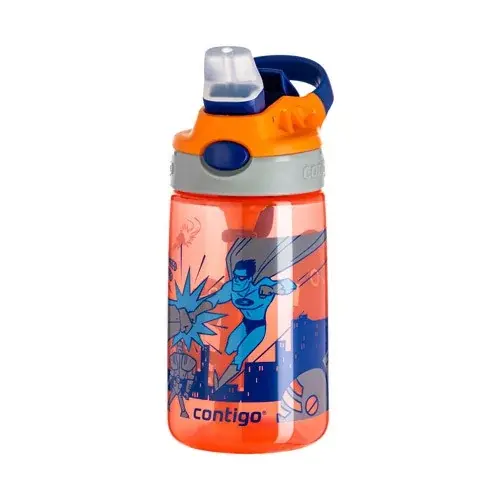 Kinderflasche Contigo Autospout James (ca. 420 ml) orange mit Helden