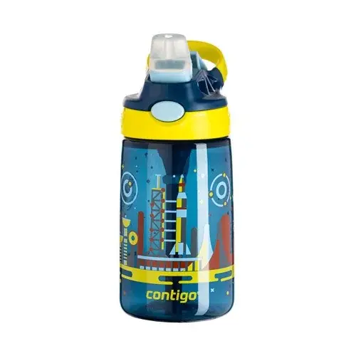 Kinderflasche Contigo Autospout James (ca. 420 ml) dunkelblau Weltall