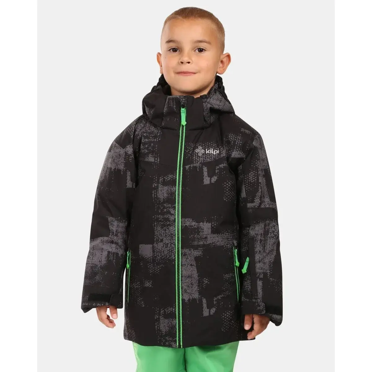 Kilpi Kinder-Skijacke Kilpi ATENI-JB schwarz