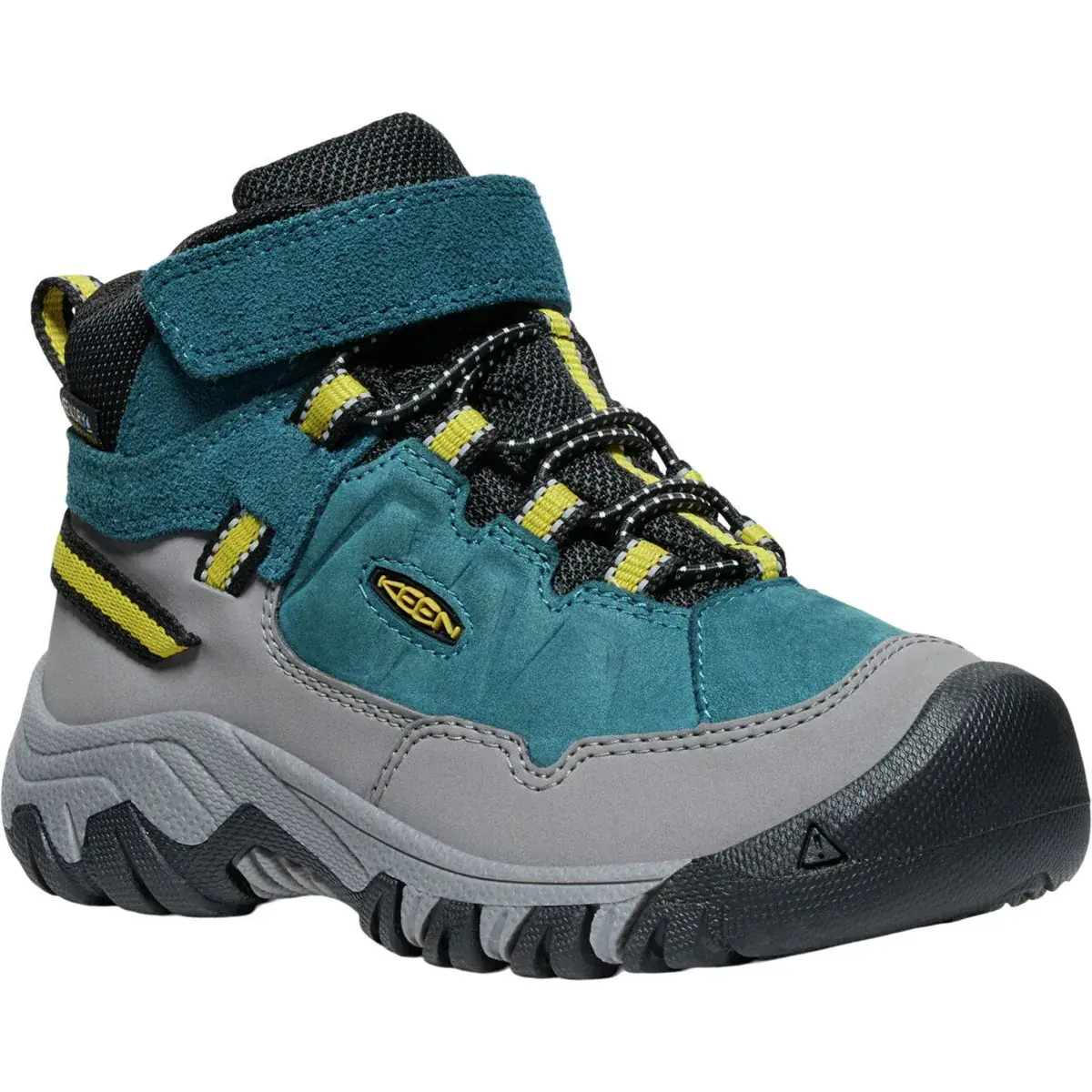 Dětské turistické boty KEEN Targhee IV Mid WP Children legion blue/antique moss