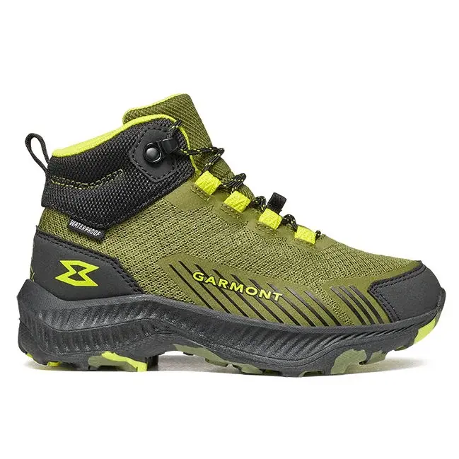 Dětské outdoorové boty Garmont Kids Pulse Mid WP mayfly green/primerose green
