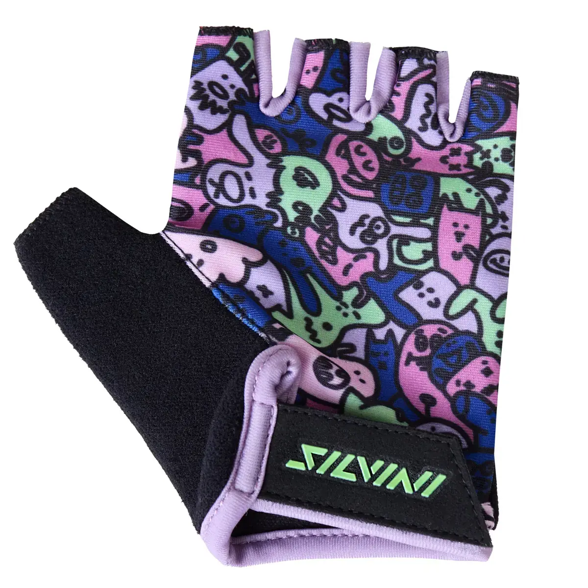 Silvini Kinder-Fahrradhandschuhe Silvini CA2425 Locri blush-green