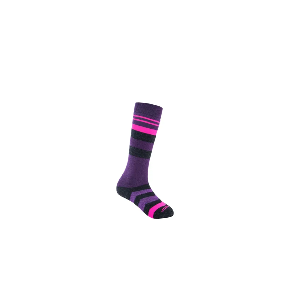 Sensor Kinder-Merino-Funktionssocken Sensor Slope Merino Schwarz/rosa/violett