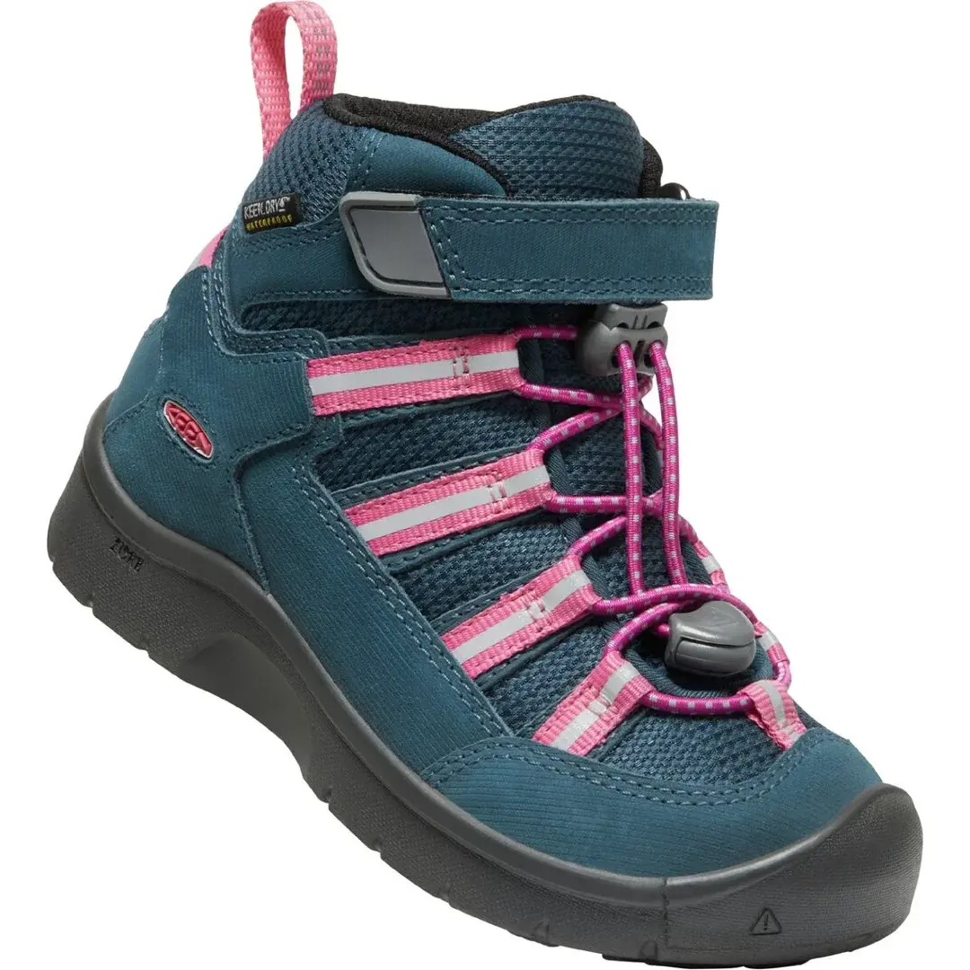 Dětské kotníkové boty KEEN Hikeport 2 Sport Mid WP Children blue wing teal/fruit dove