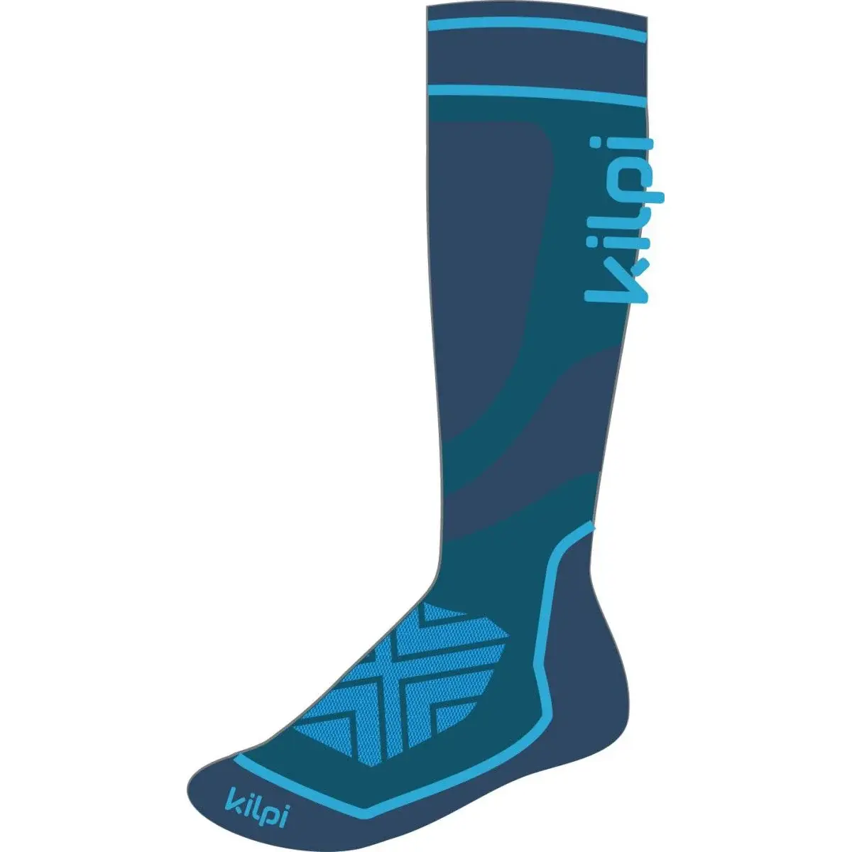 Kilpi Kinder-Skisocken Kilpi Anxo-J dark blue