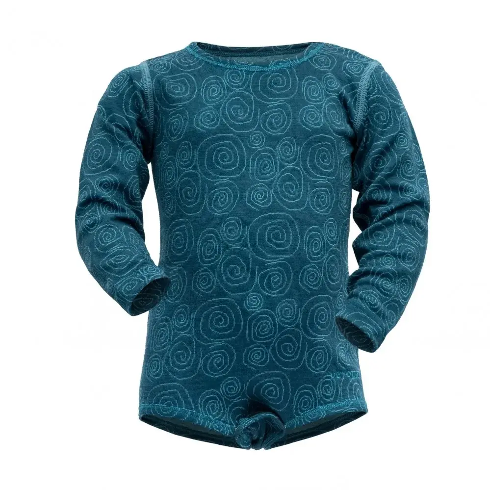 Dětské merino body Devold Breeze Baby Body Flood