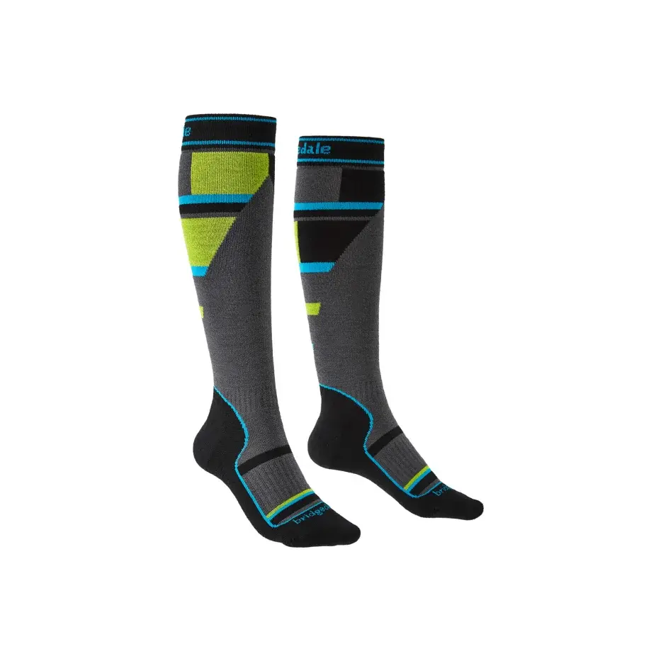 Bridgedale Kindersocken Bridgedale Ski Mountain Junior gray/green/068