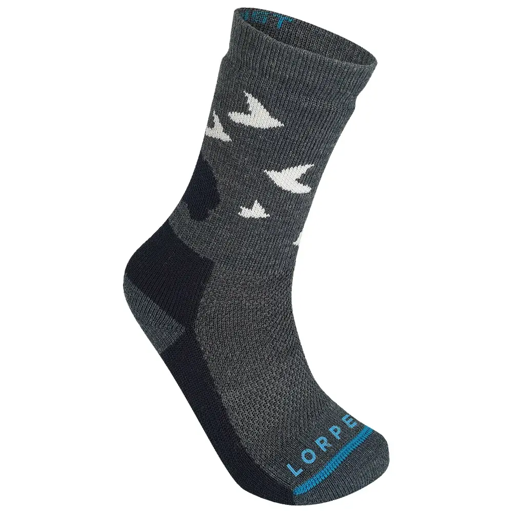 Lorpen Kindersocken Lorpen Midweight Hiker Eco Kids DENIM