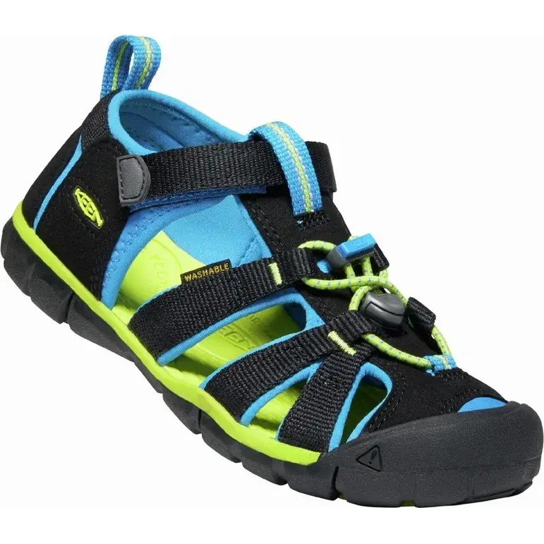 KEEN Kindersandalen KEEN Seacamp II CNX Children black/brilliant blue