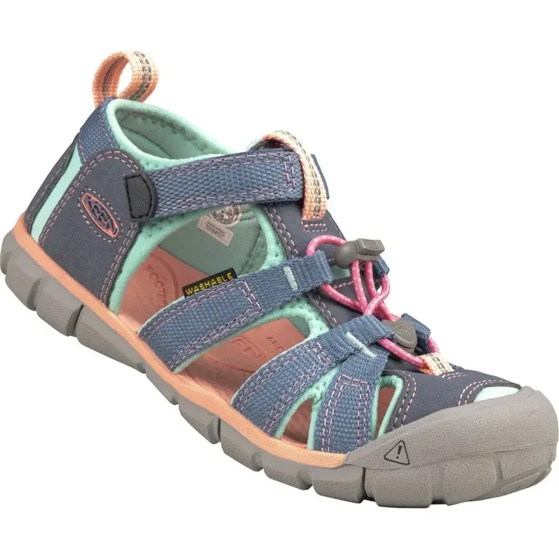 KEEN Kindersandalen KEEN Seacamp II CNX Youth flint stone/ocean wave EU