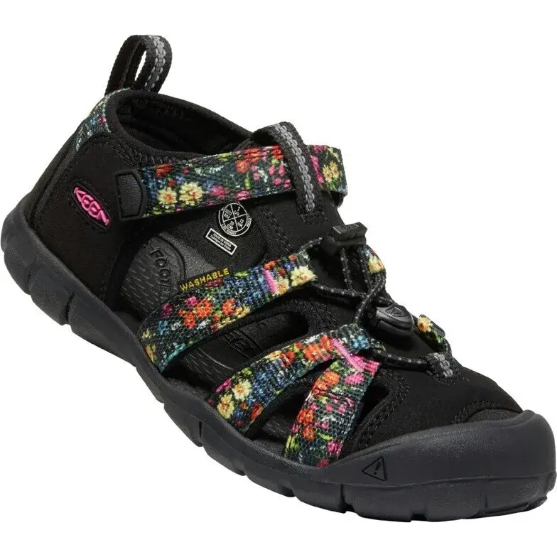 Dětské sandály KEEN Seacamp II CNX Youth Ibis rose/black