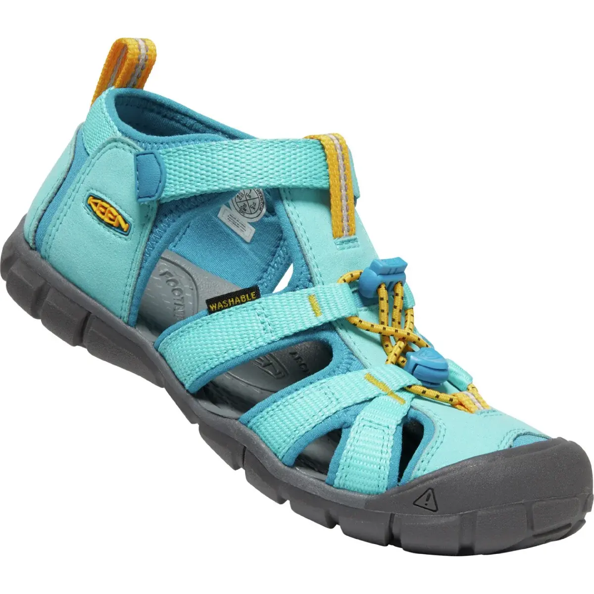 Dětské sandály KEEN Seacamp II CNX Youth ipanema/fjord blue
