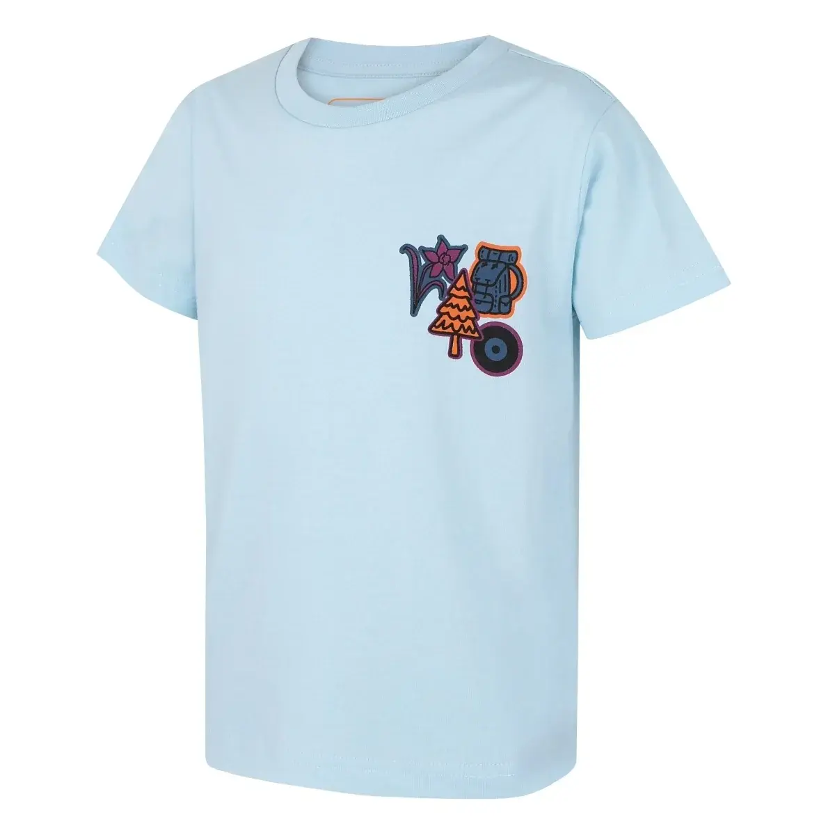 Husky Kinder-T-Shirt Husky Tee Patch K light blue