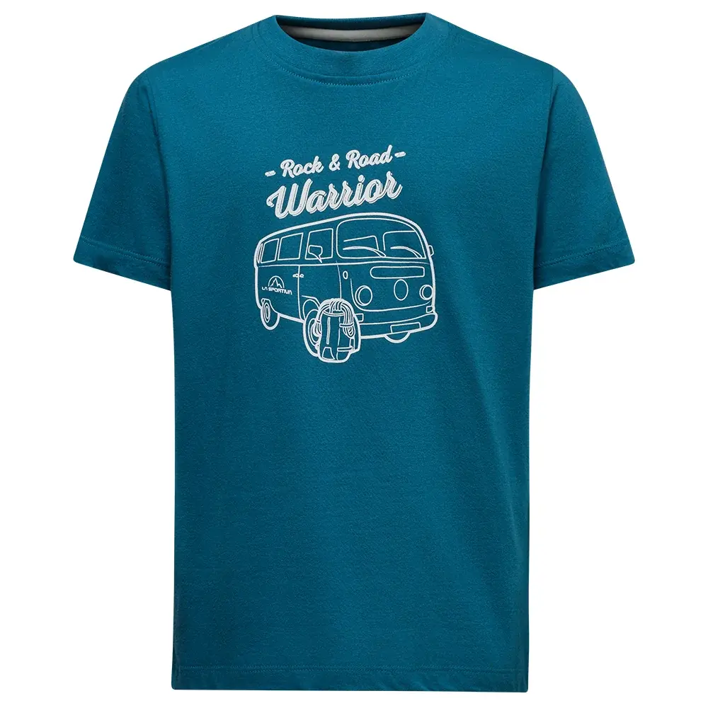 La Sportiva Kinder-T-Shirt La Sportiva VAN T-SHIRT lake/chalk