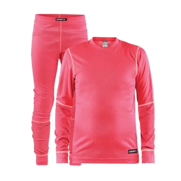 Dětský funkční set Craft Baselayer JR růžová
