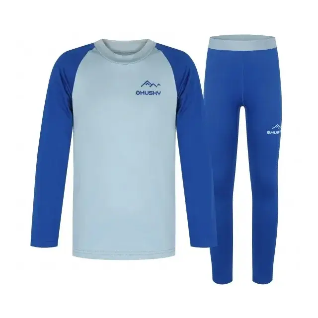 Kinder-Thermounterwäsche-Set Husky Tombo K faded mint/blue