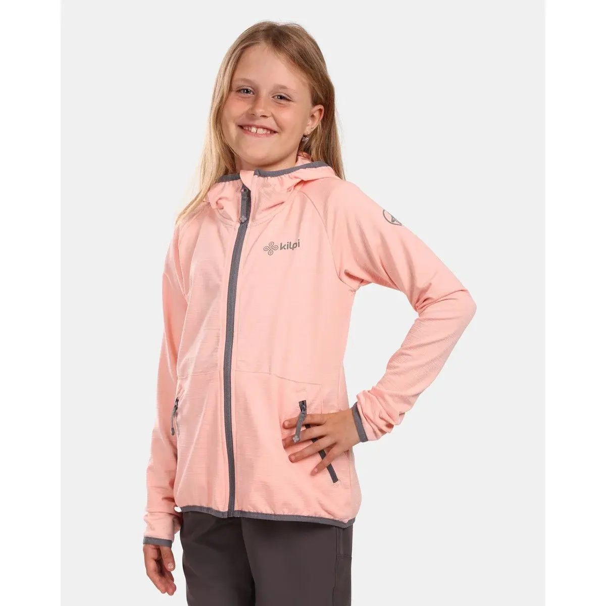 Kilpi Mädchen-Sportsweatshirt Kilpi Memphis-JG coral