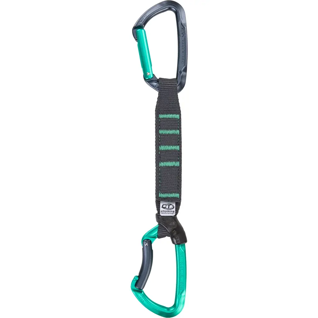 Climbing Technology Expressschlinge Climbing Technology Lime set Nylon PRO anthracite/blue marine