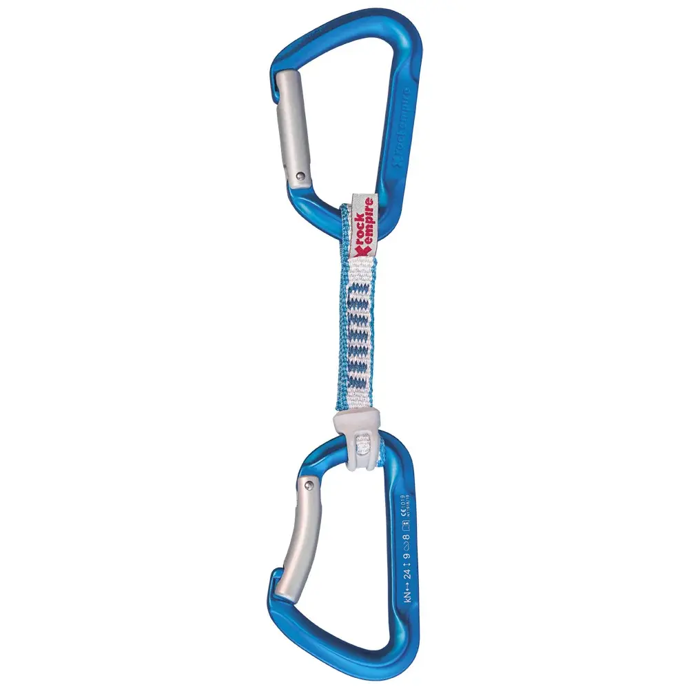 Expressschlinge Rock Empire Komplet set Racer D13 Azurblau 11cm