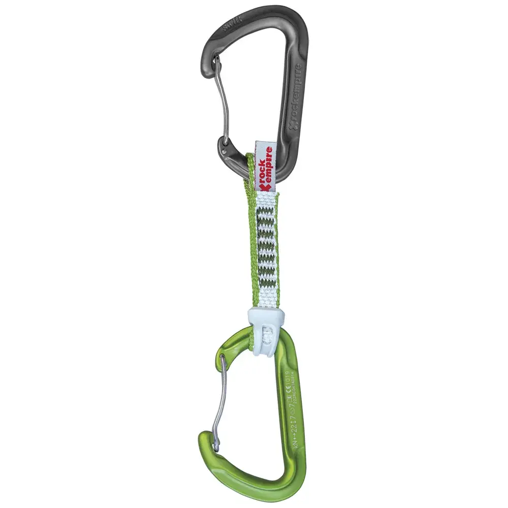 Rock Empire Expressschlinge Rock Empire Komplet set Swift D13 Hellgrün 11cm
