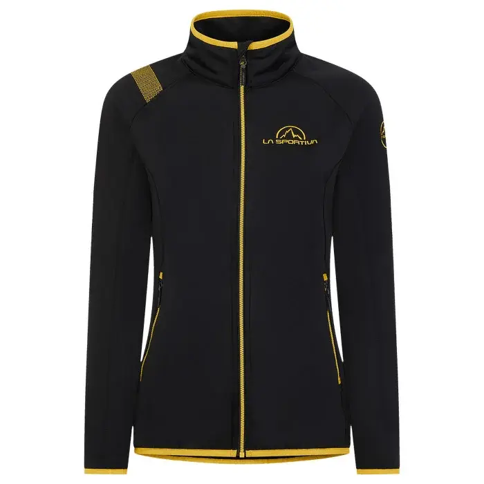 Damen-Fleecepullover La Sportiva Promo Fleece black/yellow
