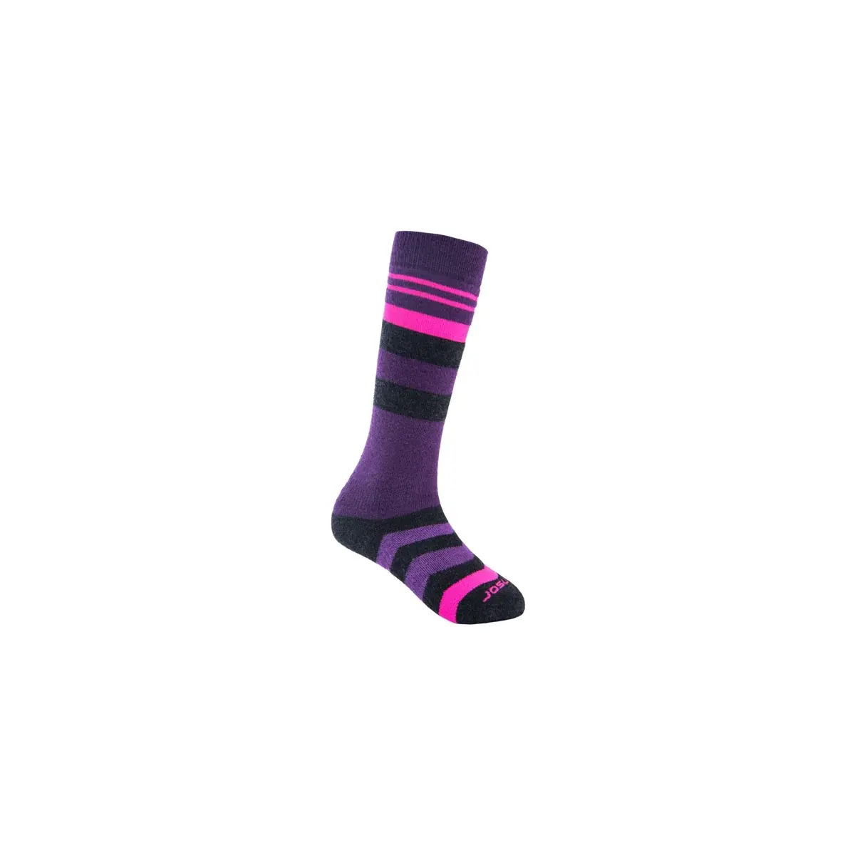 Sensor Merino-Funktionssocken Sensor Slope Merino Schwarz/rosa/violett