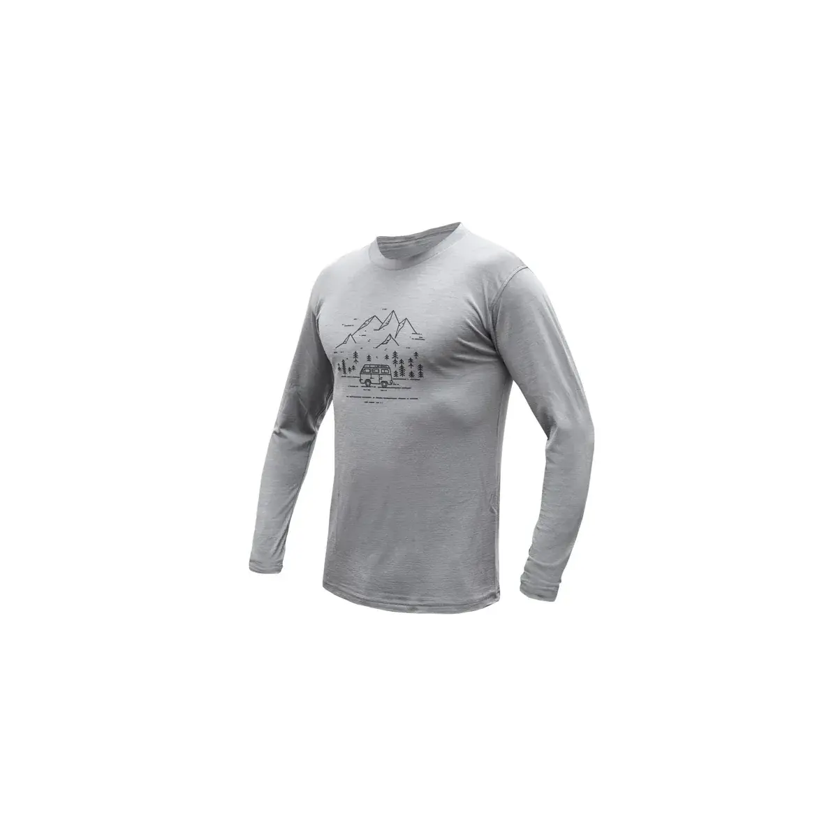 Funktionsshirt Sensor MERINO ACTIVE VAN LIFE grau