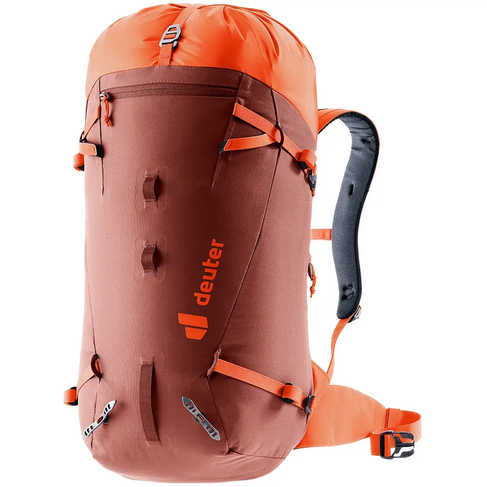 Kletterrucksack Deuter Guide One size 30L Redwood/papaya