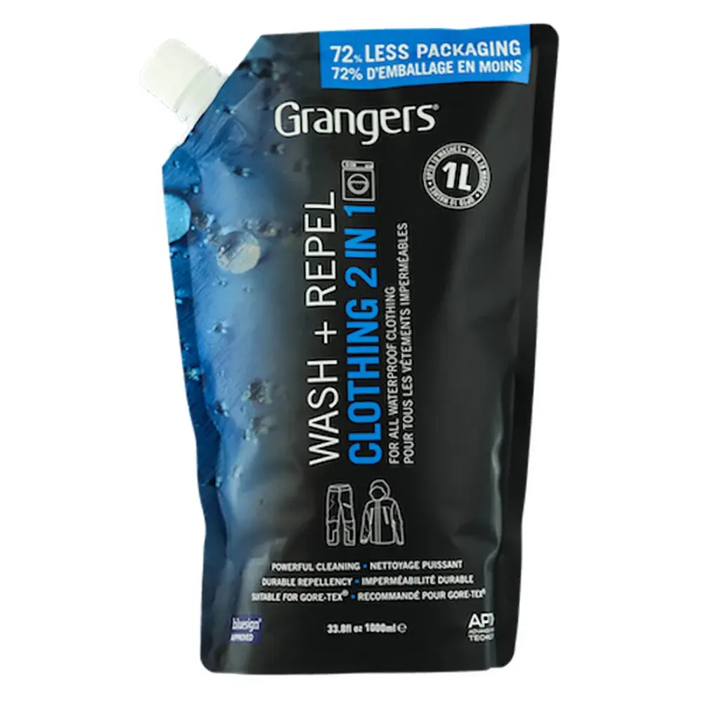 Grangers Imprägnierung Grangers Wash + Repel Clothing 2 in 1 1L Pouch