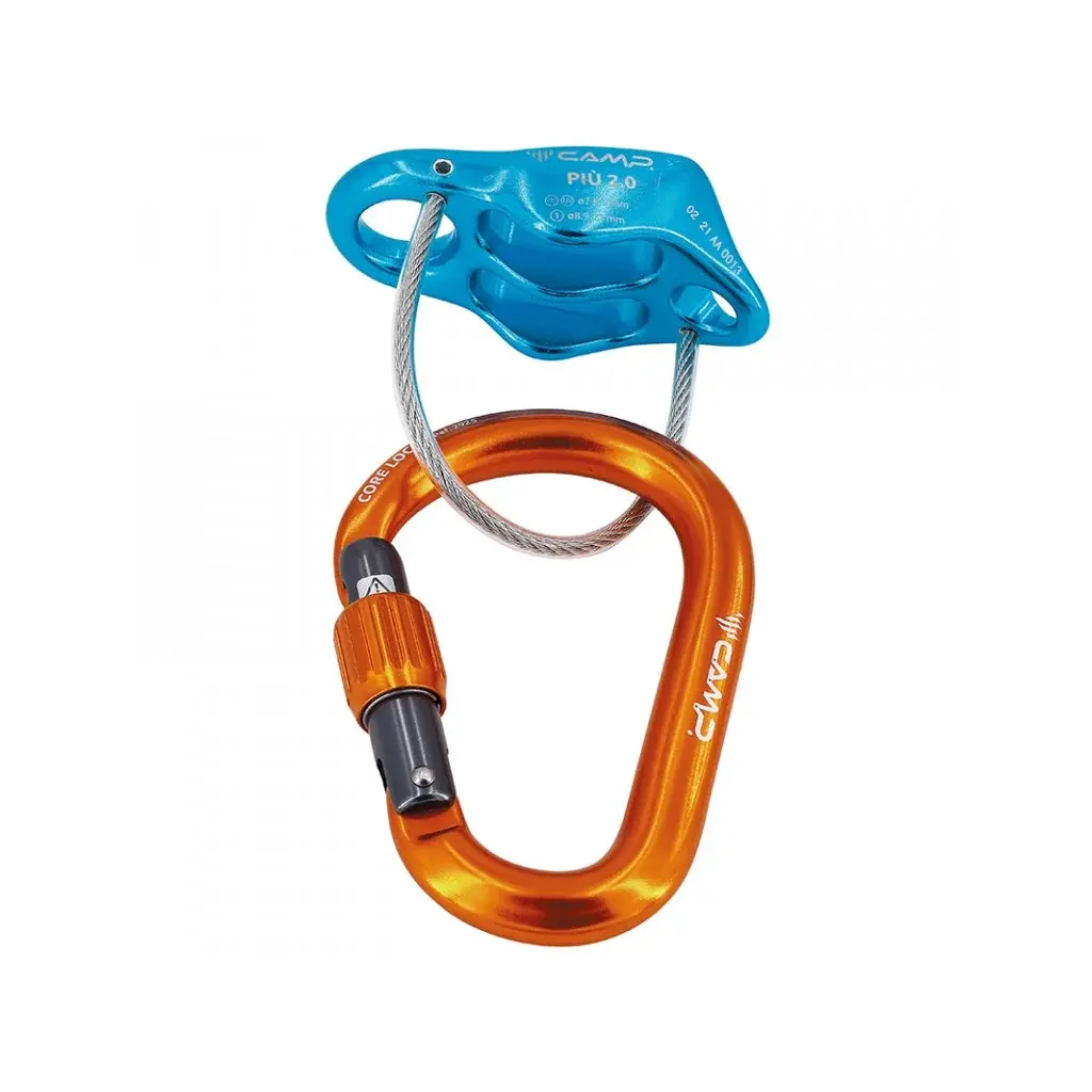 Sicherungsset CAMP Piu 2.0 Belay Kit light blue
