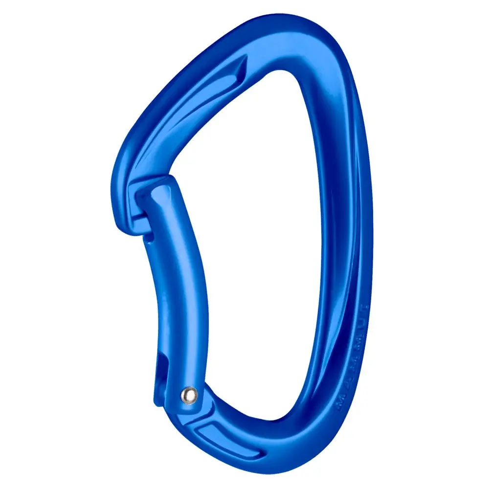 Mammut Karabiner Mammut Crag key Lock Bent Gate blau