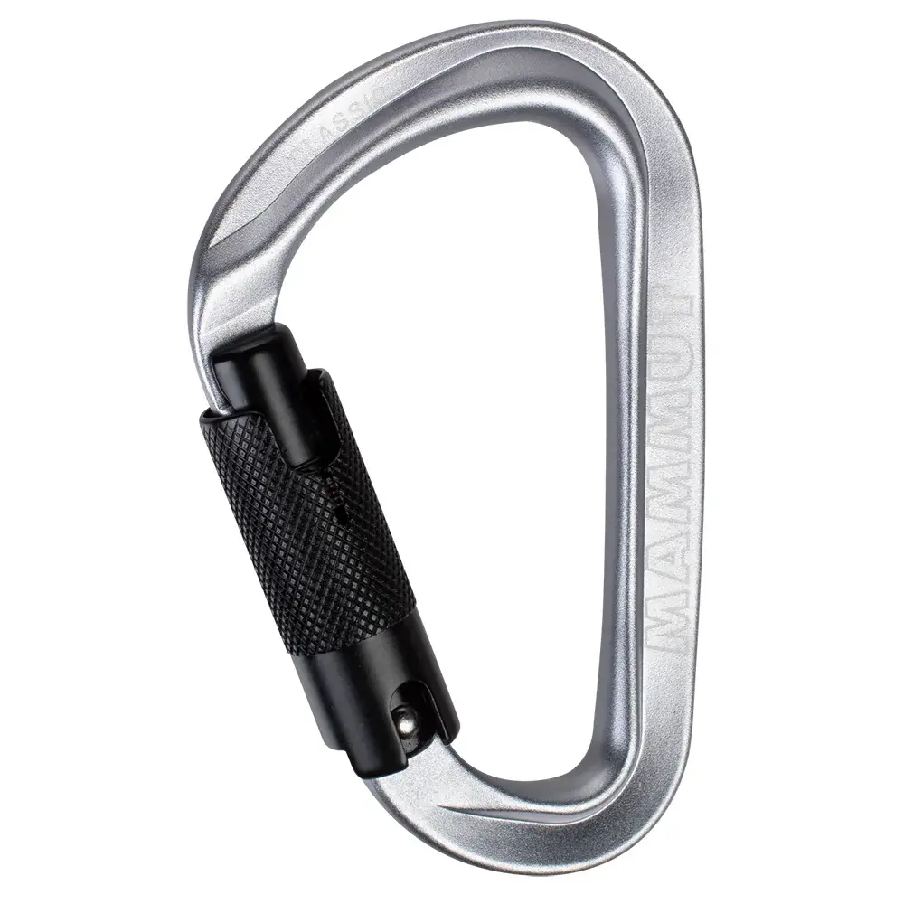 Mammut Karabiner Mammut Classic HMS Twistlock Plus light grey