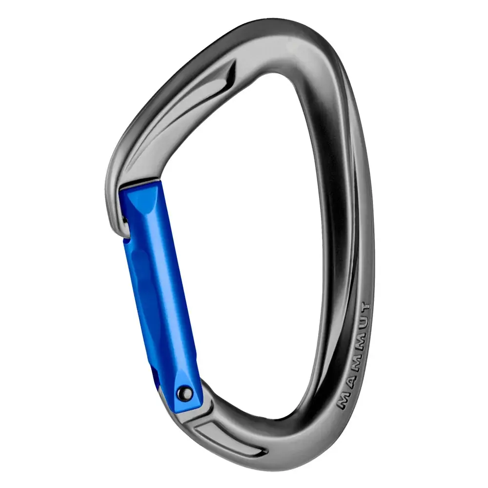 Mammut Karabiner Mammut Crag Key Lock Straight Gate silver
