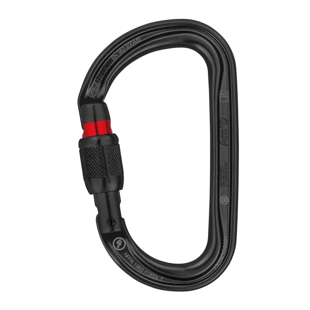 Petzl Karabiner Petzl AmD screw-lock schwarz