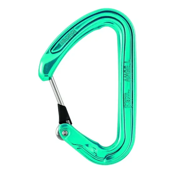 Karabiner Petzl Ange L blau