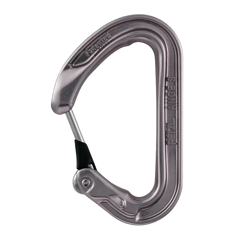 Karabiner Petzl Ange S grau