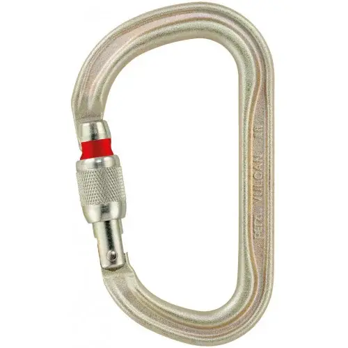 Karabiner Petzl Connector Vulcan Screw-lock gold