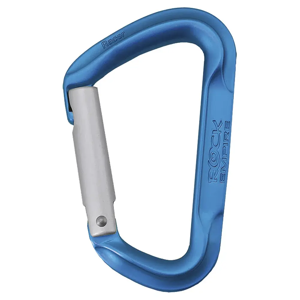 Karabiner Rock Empire Racer Straight Azurblau one size