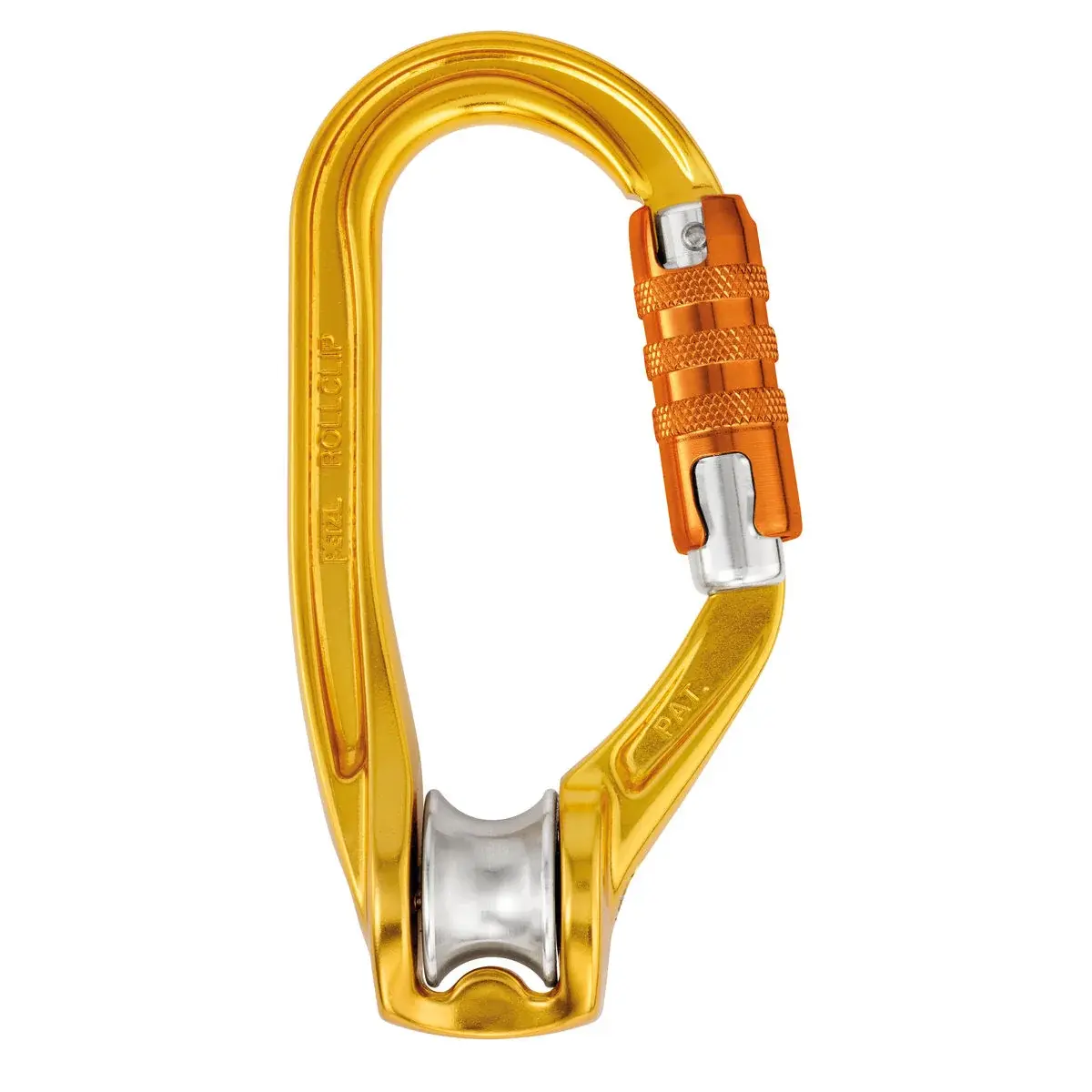 Karabiner mit Rolle Petzl Rollclip A Triact-Lock