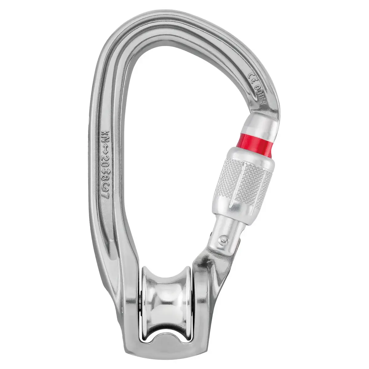 Petzl Karabiner mit Rolle Petzl Rollclip Z Screw-Lock