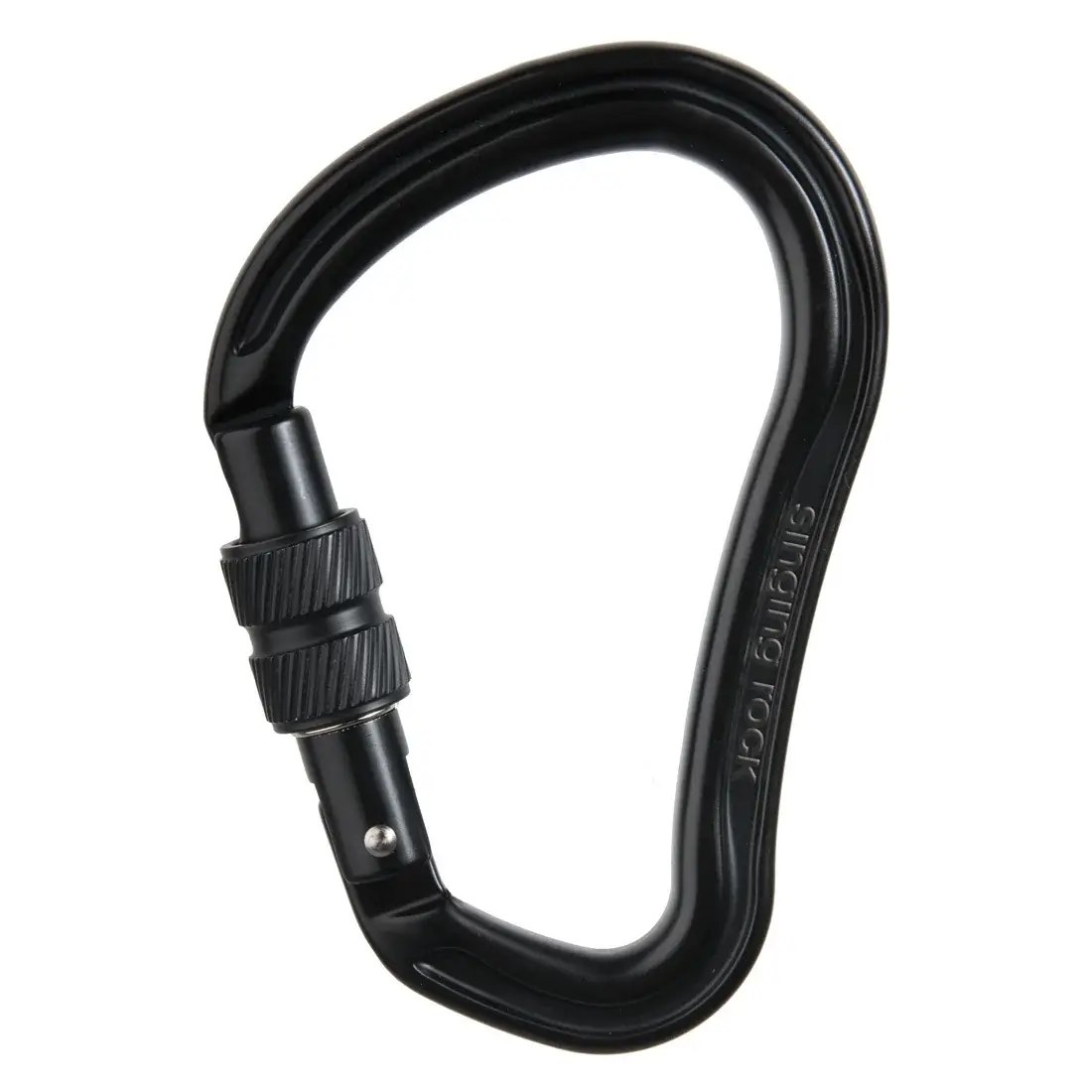 Singing Rock Karabiner Singing Rock Hector screw schwarz