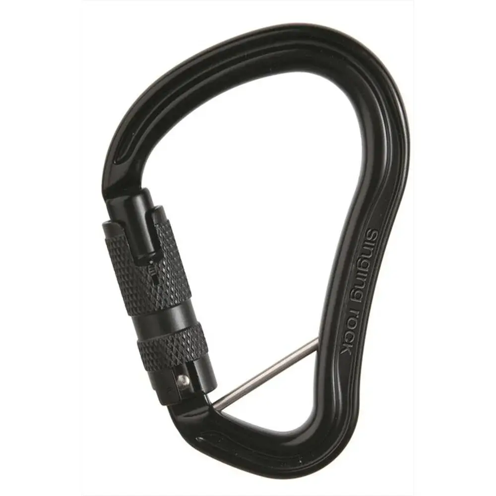 Karabiner Singing Rock Hector Triple BC schwarz