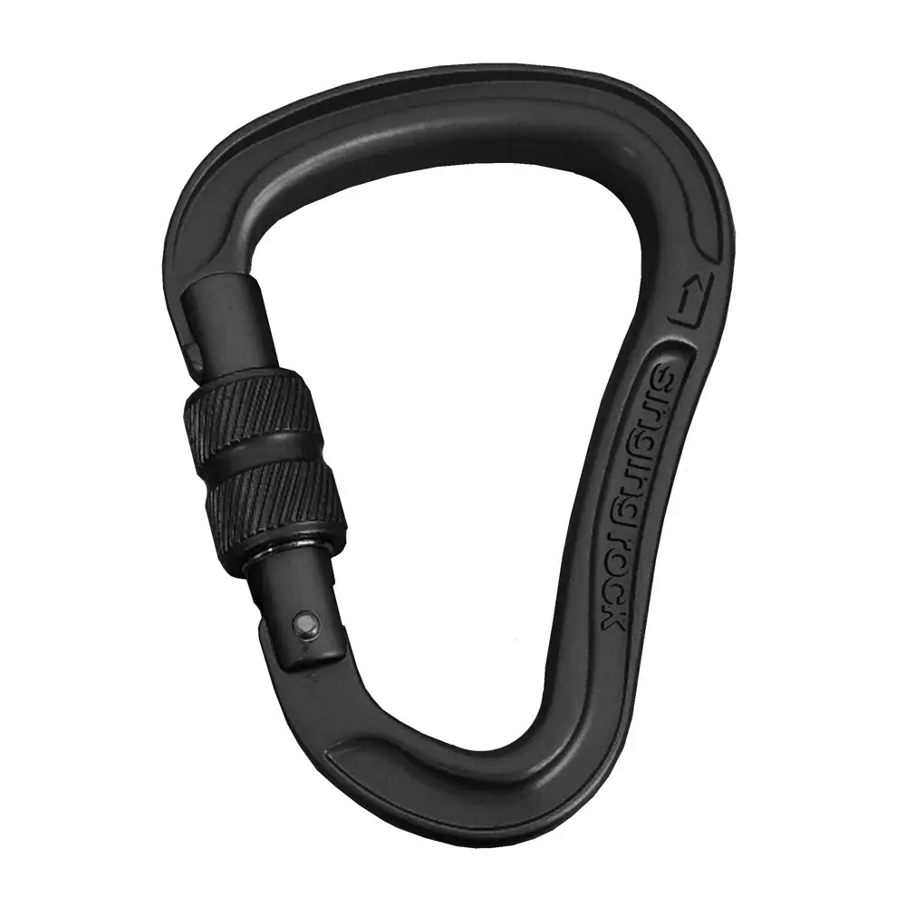 Singing Rock Karabiner Singing Rock HMS Bora screw schwarz