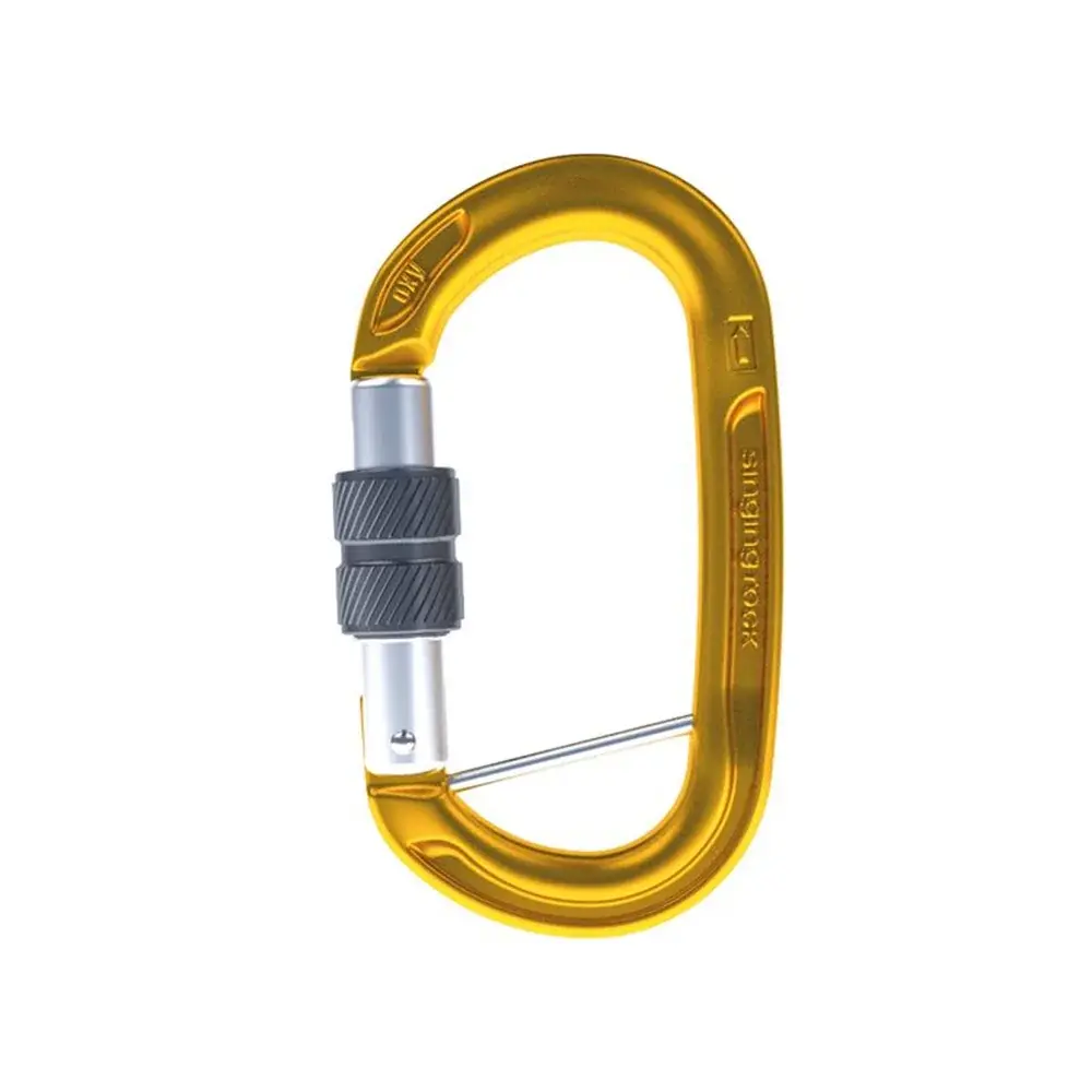 Singing Rock Karabiner Singing Rock OXY BC screw gold