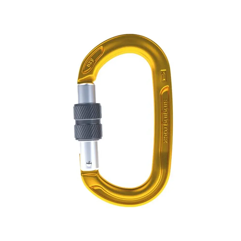 Singing Rock Karabiner Singing Rock OXY screw gold
