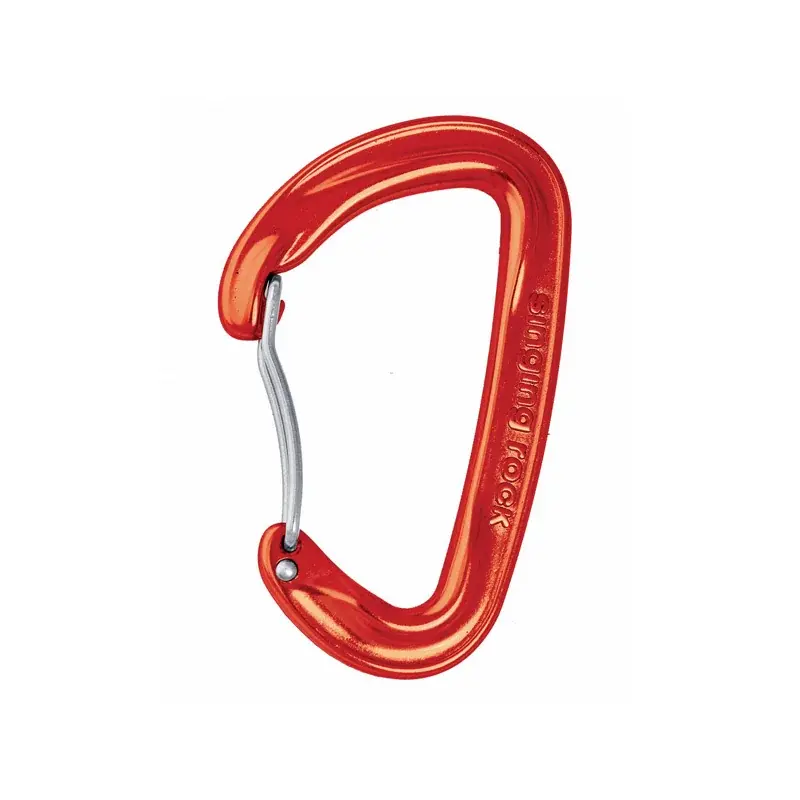 Singing Rock Karabiner Singing Rock VISION gebogen rot