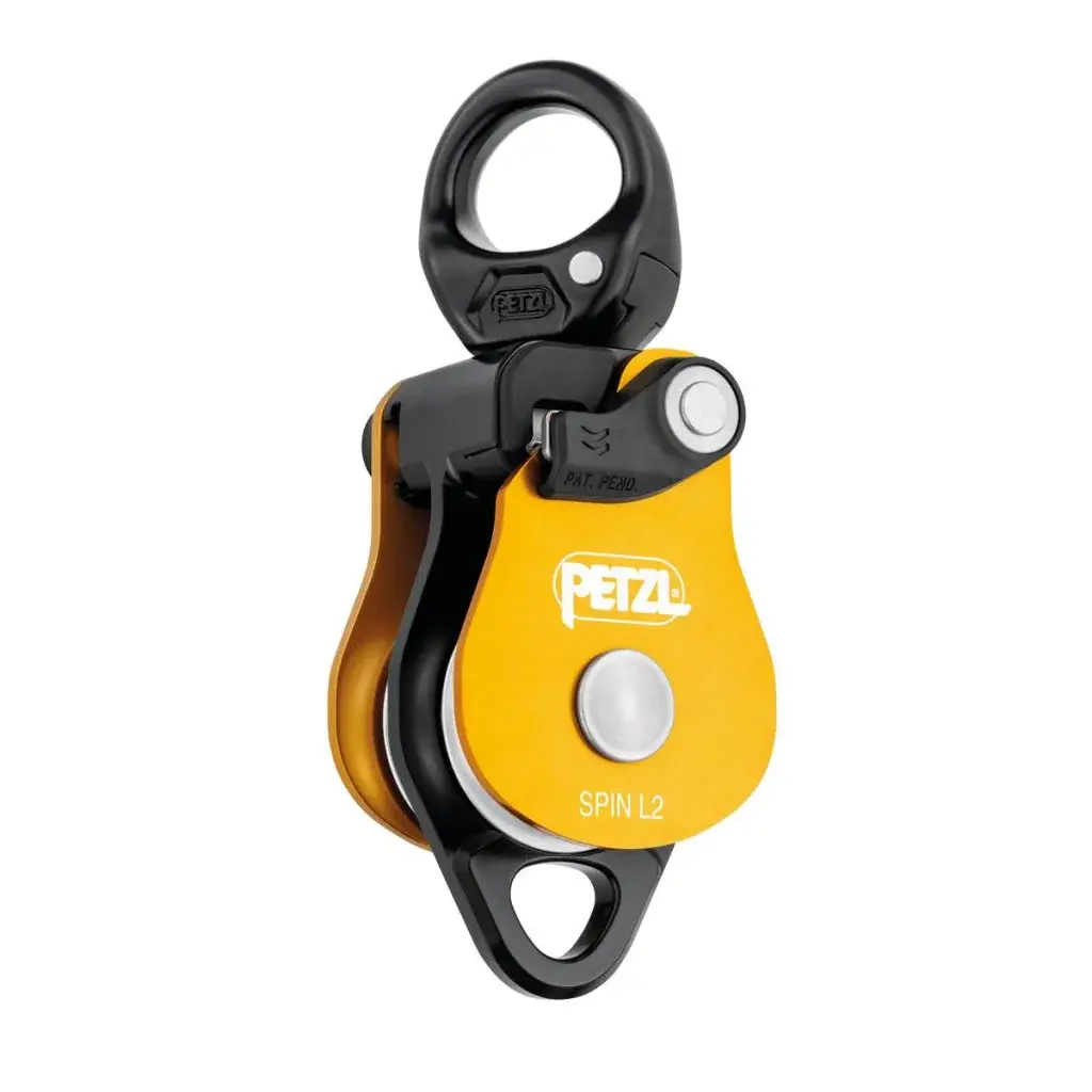 Seilrolle Petzl Spin L2 yellow
